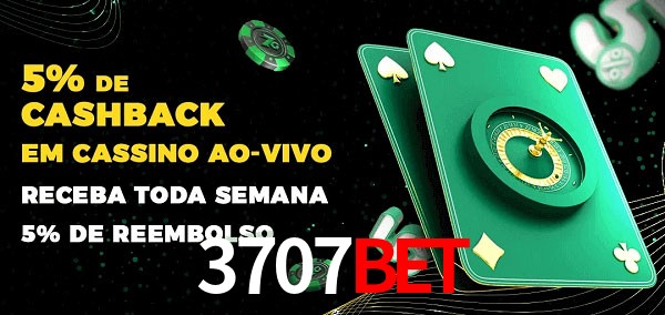 Promoções do cassino ao Vivo 3707bet